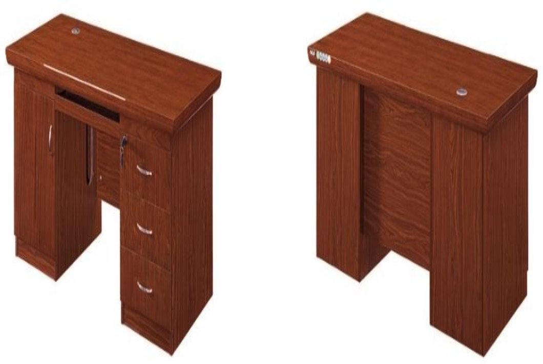 胡桃木皮办公桌